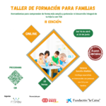 Inscripción al "Taller de Formación para Familias"