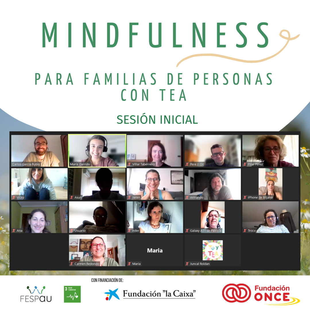 Mindfulness para familias de personas con TEA