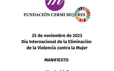 Manifiesto publicado por la Fundación CERMI Mujeres con motivo del Día Internacional de la Eliminación de la Violencia contra la Mujer
