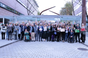 Foto de Familia Dia Mundial Autismo Madrid