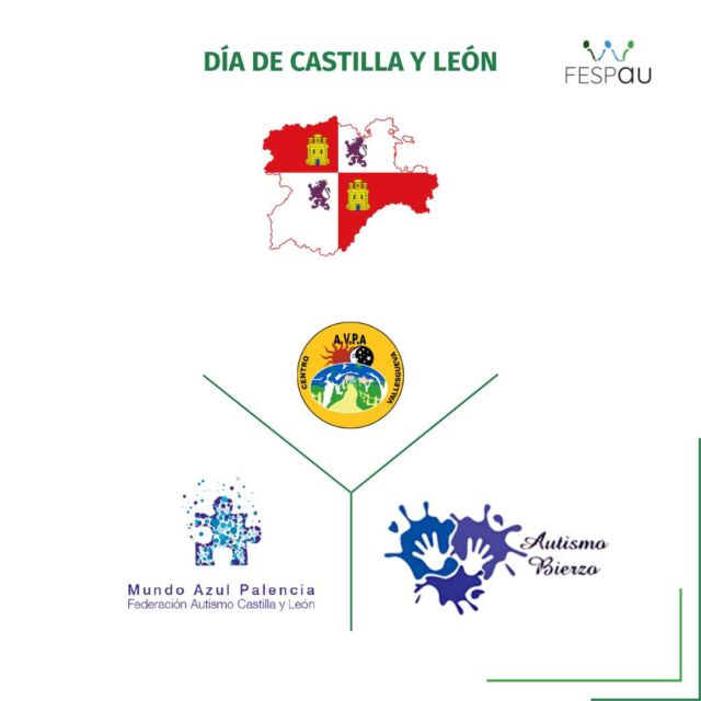 ✨Feliz Día de Castilla y León a nuestras entidades hermanas:

🔹@avpacentrovallesgueva de #Renedo de Esgueva
🔹 @mundoazulpalencia de #Palencia.
🔹Autismo Bierzo Asociación de #Pomferrada.

💚Gracias por recorrer este camino con nosotros, trabajando para mejorar la calidad de vida de las personas con #autismo y sus #familias. 💚

#DiadeAndalucia #Andalucia #TEA #diversidad #diversidadfuncional #trabajo #cooperacion #colaboracion #profesionalidad #compromiso #transparencia #apoyo #constancia #esfuerzo #implicacion #28DeFebrero